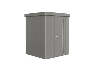 Gerätehaus Neo 1A Standardtür, quarzgrau- metallic 1800x1800x2220mm