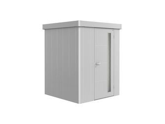 Gerätehaus Neo 1A Standardtür, silber- metallic 1800x1800x2220mm