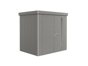 Gerätehaus Neo 1B Doppeltür, quarzgrau- metallic 2360x1800x2220mm