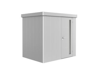Gerätehaus Neo 1B Standardtür, silber- metallic 2360x1800x2220mm