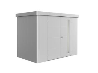 Gerätehaus Neo 1C Doppeltüre, silber- metallic 2920x1800x2220mm