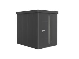 Gerätehaus Neo 2A Standardtür, dunkelgrau- metallic 1800x2360x2220mm