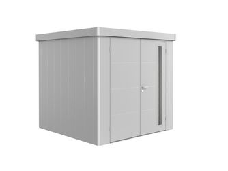 Gerätehaus Neo 2B Doppeltür, silber- metallic 2360x2360x2220mm