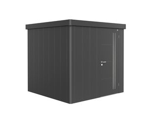 Gerätehaus Neo 2B Standardtür, dunkelgrau- metallic 2360x2360x2220mm