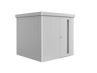 Gerätehaus Neo 2B Standardtür, silber- metallic 2360x2360x2220mm
