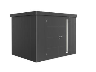 Gerätehaus Neo 2C Doppeltüre, dunkelgrau- metallic 2920x2360x2220mm