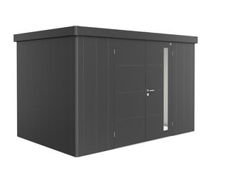 Gerätehaus Neo 2D Doppeltüre, dunkelgrau- metallic 3480x2360x2220mm