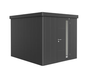Gerätehaus Neo 3B Standardtüre, dunkelgrau- metallic 2360x2920x2220mm