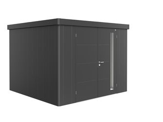 Gerätehaus Neo 3C Doppeltüre, dunkelgrau- metallic 2920x2920x2220mm
