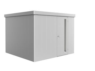 Gerätehaus Neo 3C Standardtüre, silber- metallic 2920x2920x2220mm