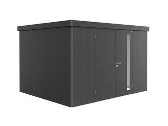 Gerätehaus Neo 3D Doppeltüre, dunkelgrau- metallic 3480x2920x2220mm