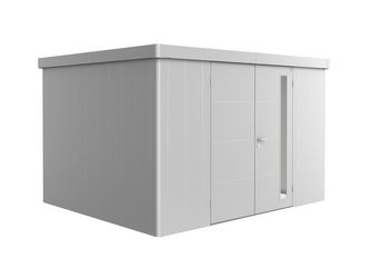 Gerätehaus Neo 3D Doppeltüre, silber- metallic 3480x2920x2220mm