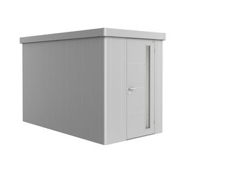 Gerätehaus Neo 4A Standardtüre, silber- metallic 1800x3480x2220mm
