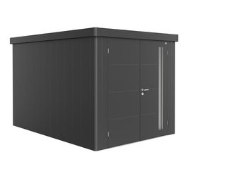 Gerätehaus Neo 4B Doppeltüre, dunkelgrau- metallic 2360x3480x2220mm