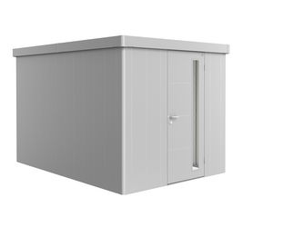 Gerätehaus Neo 4B Standardtüre, silber- metallic 2360x3480x2220mm
