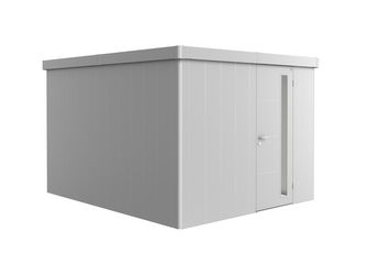 Gerätehaus Neo 4C Standardtüre, silber- metallic 2920x3480x2220mm