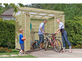 Gerätehaus Oslo Kiefer 254x206x225cm