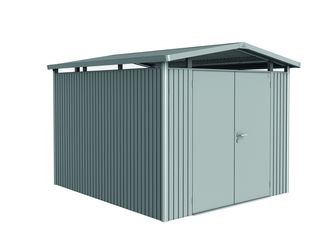 Gerätehaus Panorama Gr. P5 silber- metallic mit Doppeltür 2730x3180x2270mm