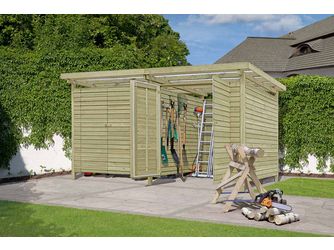 Gerätehaus Riga Kiefer 408x254x225cm