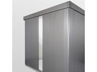 Getöntes Lichtpaneel Gerätehaus Neo, dunkelgrau- metallic 320x2070x33mm