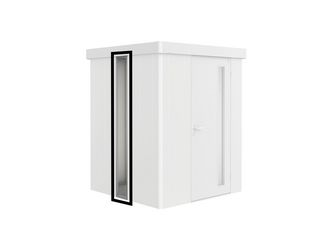 Getöntes Lichtpaneel Gerätehaus Neo, silber- metallic 320x2070x33mm