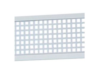 Gitterfüllung Aluminium SILBER 20x140x1800mm hell eloxiert