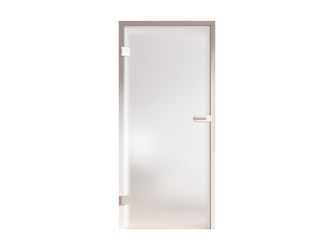 Ganzglastür Satiniert Klarglas "GLASWORK 90"