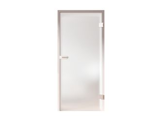 Ganzglastür Satiniert Klarglas "GLASWORK 90"