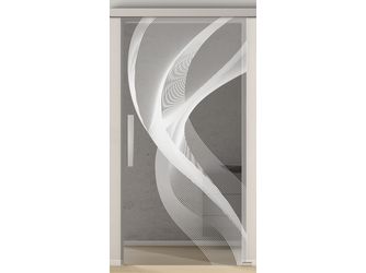 Glasschiebetür 3D 636