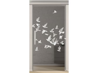 Glasschiebetür BIRDS&BIRD 695