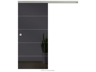 Glasschiebetür Atos - Streifen matt