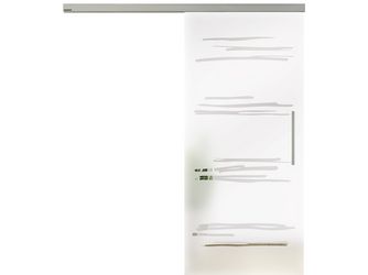 Glasschiebetür Gemini Motiv klar G420/G700 Glasschiebetür Gemini Motiv klar G420/G700
