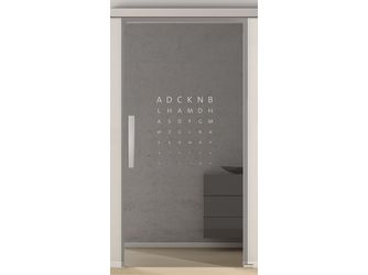 Glasschiebetür TYPO 689