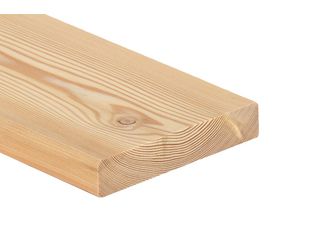 Glattkantbrett nordamerikanische Lärche unbehandelt gehobelt hobelfallend