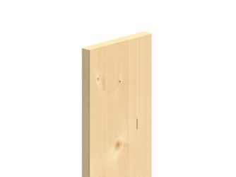 Glattkantprofil Fichte sf hobelf. gehobelt unbehandelt 18x143mm, 4,5m