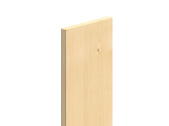 Glattkantprofil Fichte sf hobelf. gehobelt unbehandelt 18x168mm, 4,8m
