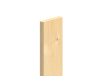 Glattkantprofil Fichte sf hobelf. gehobelt unbehandelt 18x93mm, 3,6m
