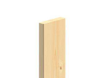 Glattkantprofil Fichte sf hobelf. gehobelt unbehandelt 21x93mm, 4,2m