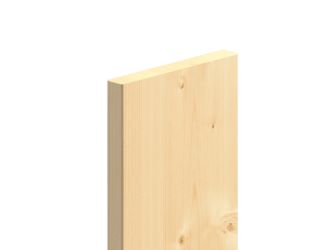 Glattkantprofil Fichte sf hobelf. gehobelt unbehandelt 26x190mm, 2,7m