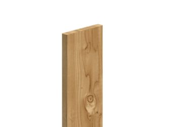 Glattkantprofil Western Red Cedar astig Sichtseite riffelg. / 3 Seiten gehobelt unbehandelt 21x143mm, 3,66m