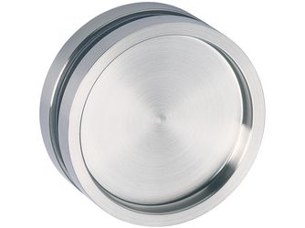 Griffmuschel Circolo rund, Edelstahl, selbstklebend