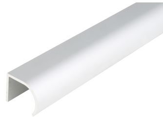 Griffprofil, Form abgerundet, Alu silber elox., LxBxS 1000x25x19mm