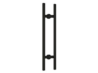 Griffstange G420 Eckig Schmal SWZ9005 Griffstange G420 Eckig Schmal SWZ9005