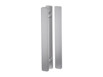 Griffstange m. leiste R8 Klebetechnik 350x40x58mm Edelstahl-Optik ma. Griffstange m. leiste R8 Klebetechnik 350x40x58mm Edelstahl-Optik ma.