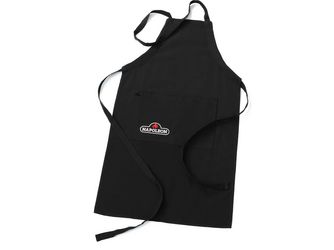 Grillschürze aus Baumwolle, schwarz