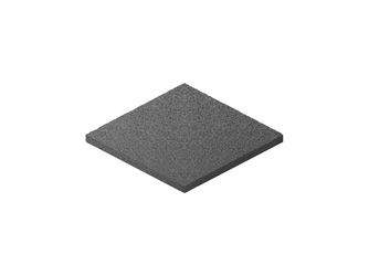 Gummi 8x90x90mm Schwarz