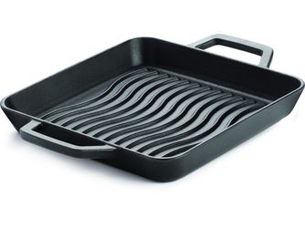 Gusseisen Grillpfanne Quadratisch 25x25cm