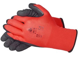 HANDSCHUHE NYLOTEX ROT-SCHWARZ GR. 8