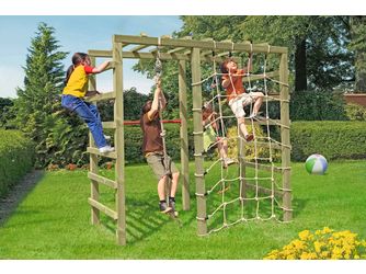 HANGO LEO Spielgerüst, grün Kiefer 240x120x219cm