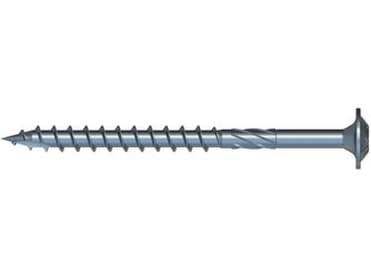 Holzbauschraube HBS Tellerkopf TX 30 TG Stahl blau verzinkt gleitbeschichtet